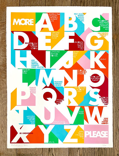 The Alphabet Of More, by RedBellyBoy