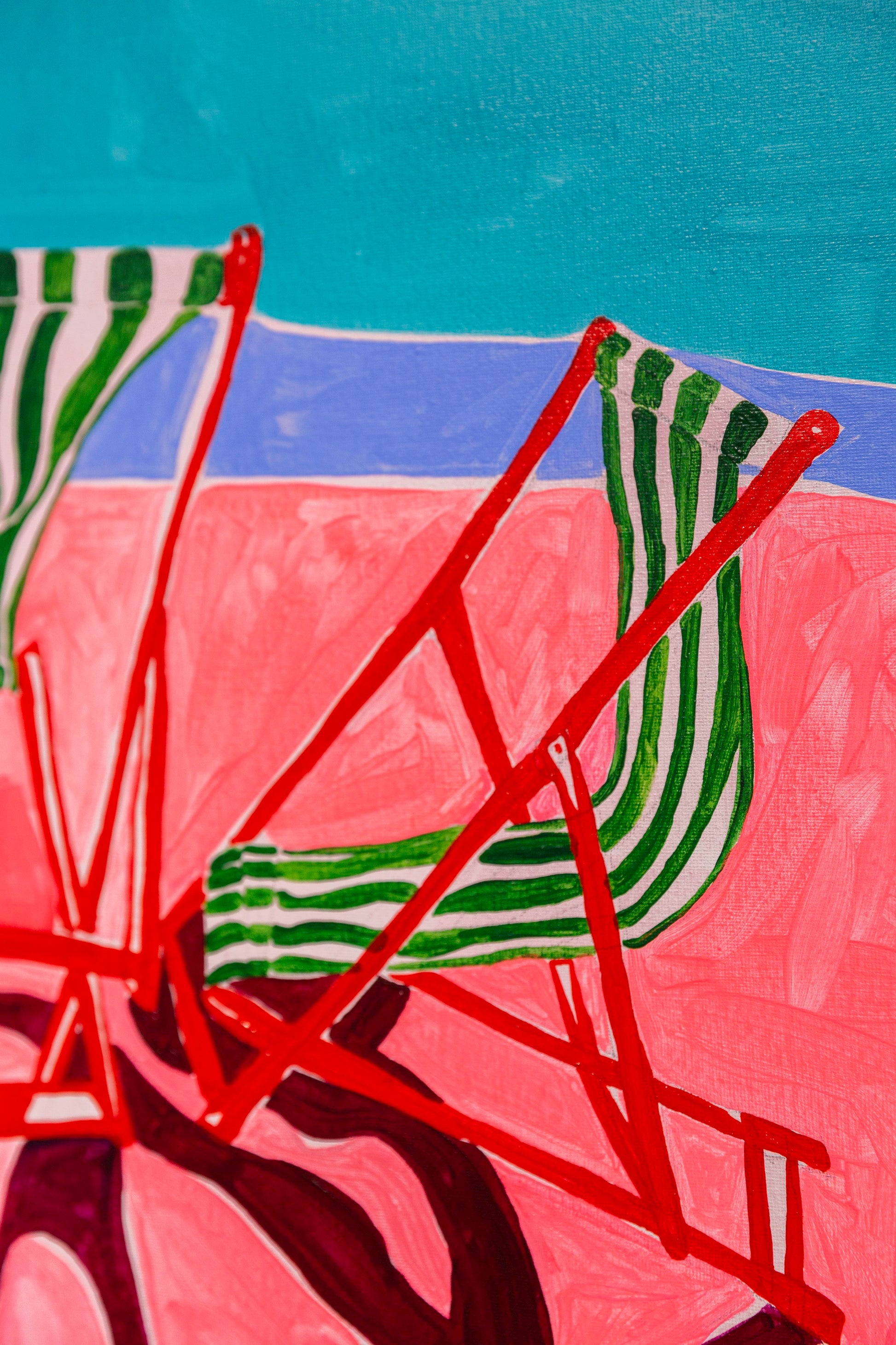 'Goat Ledge Deck Chairs' by Elizabeth Power