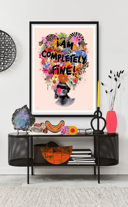 I Am Completely Fine IV, by Victoria Topping