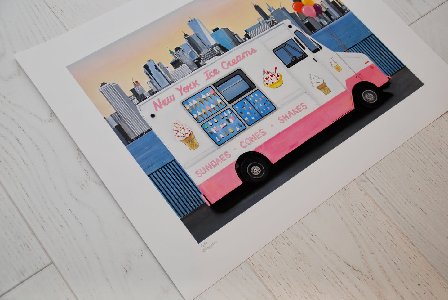 New York Ice Cream Truck, by Emma Loizides