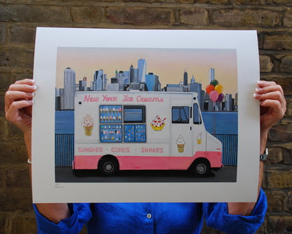 New York Ice Cream Truck, by Emma Loizides
